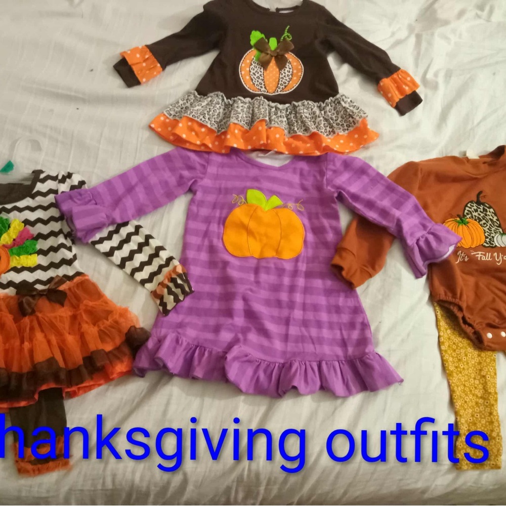 Purple Pumpkin Kids Costume Dress